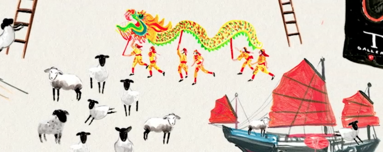 T-Galleria Chinese New Year 2015 still image from tv commercial scored by Postsound composer Jeremiah Bornfield