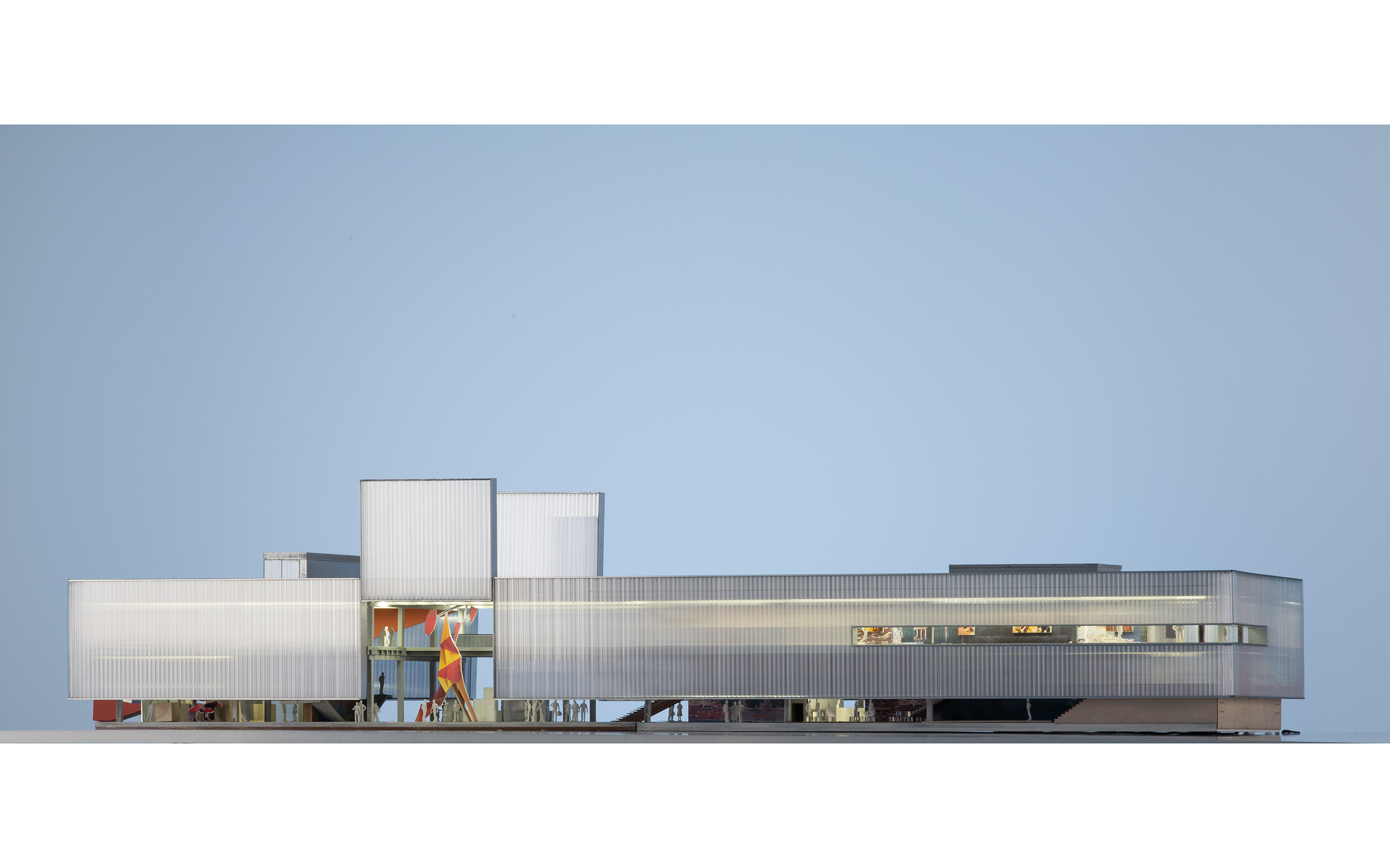 Image of new Garage Museum of Contemporary Art in Moscow.